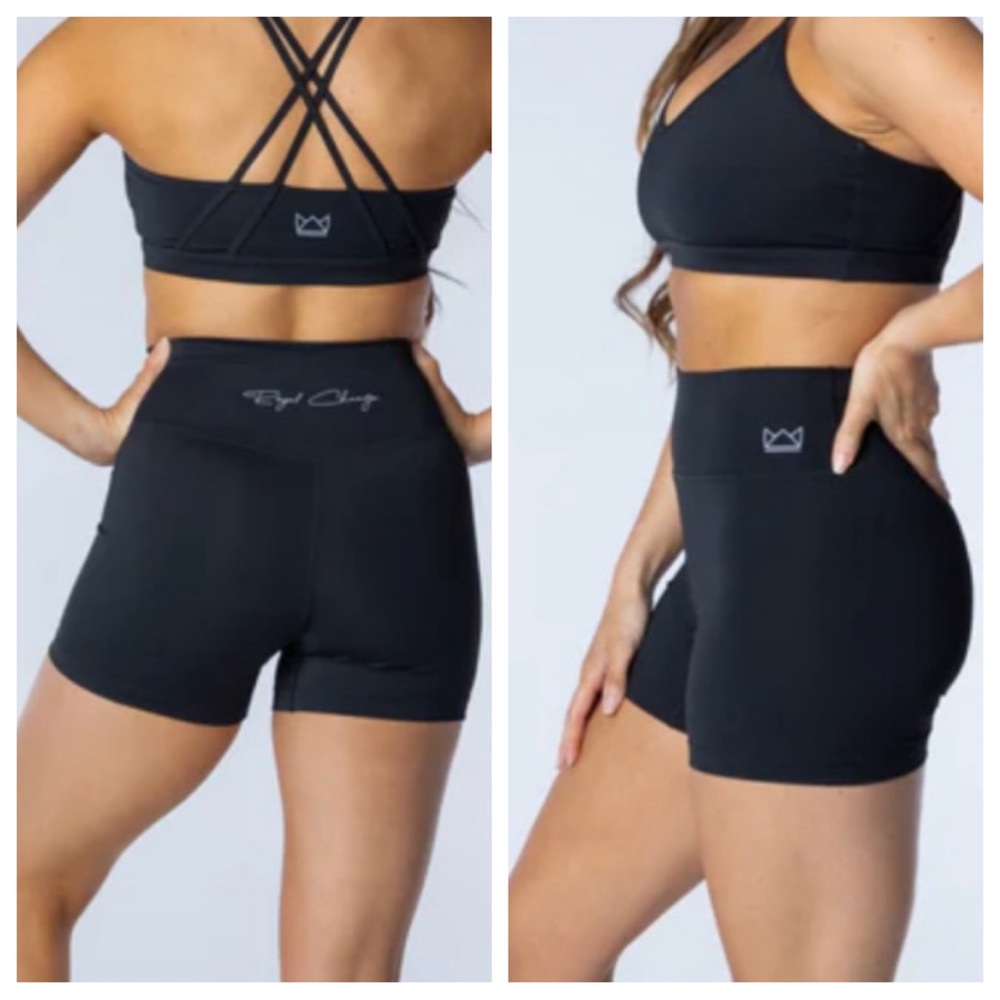 👑 Sydney Cummings ENERGY High Rise 4.5" Performance Shorts Royal Change Brand